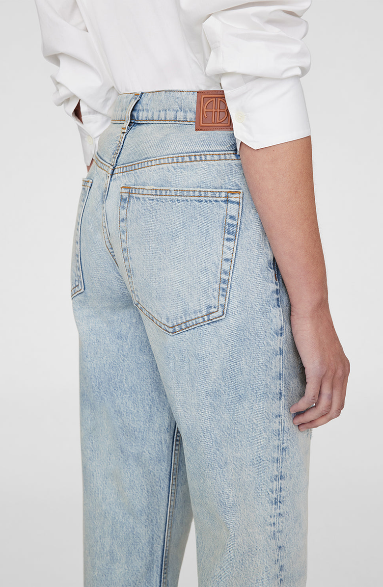 ANINE BING Destructed Bleached Kate Jean, Alternate, color, Destructed Bleached Blue