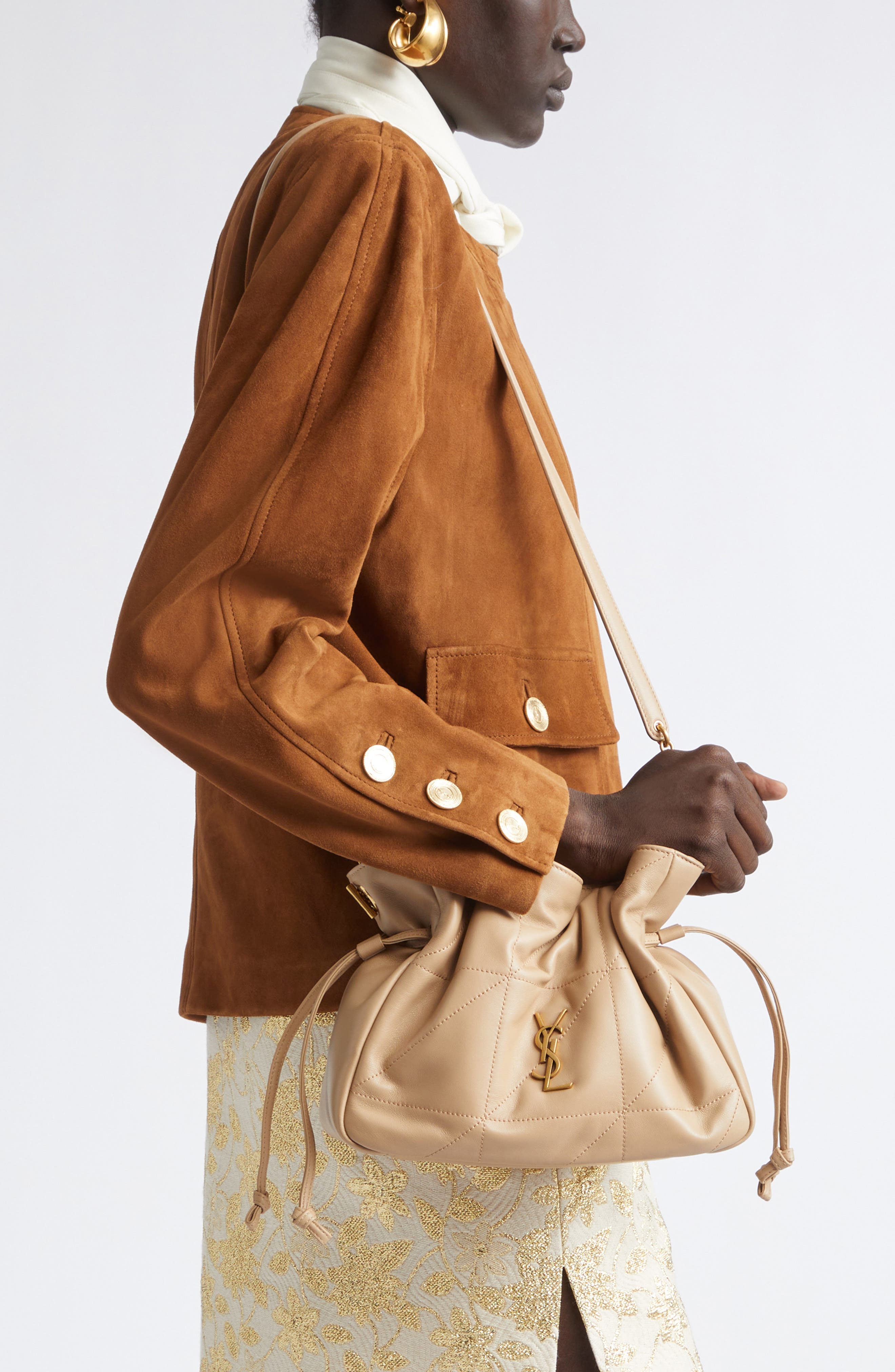 Jamie Shoulder Pouch, Alternate, color, CLEAR BEIGE