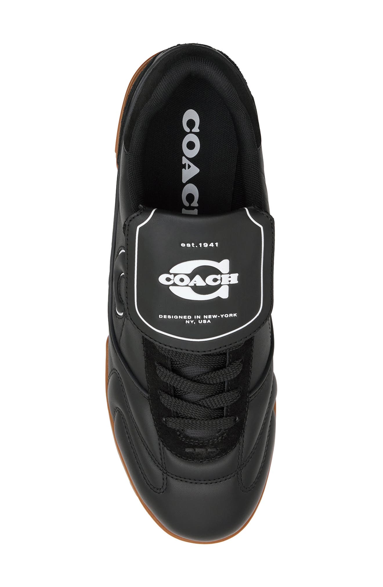 COACH Match Sneaker, Alternate, color, Black