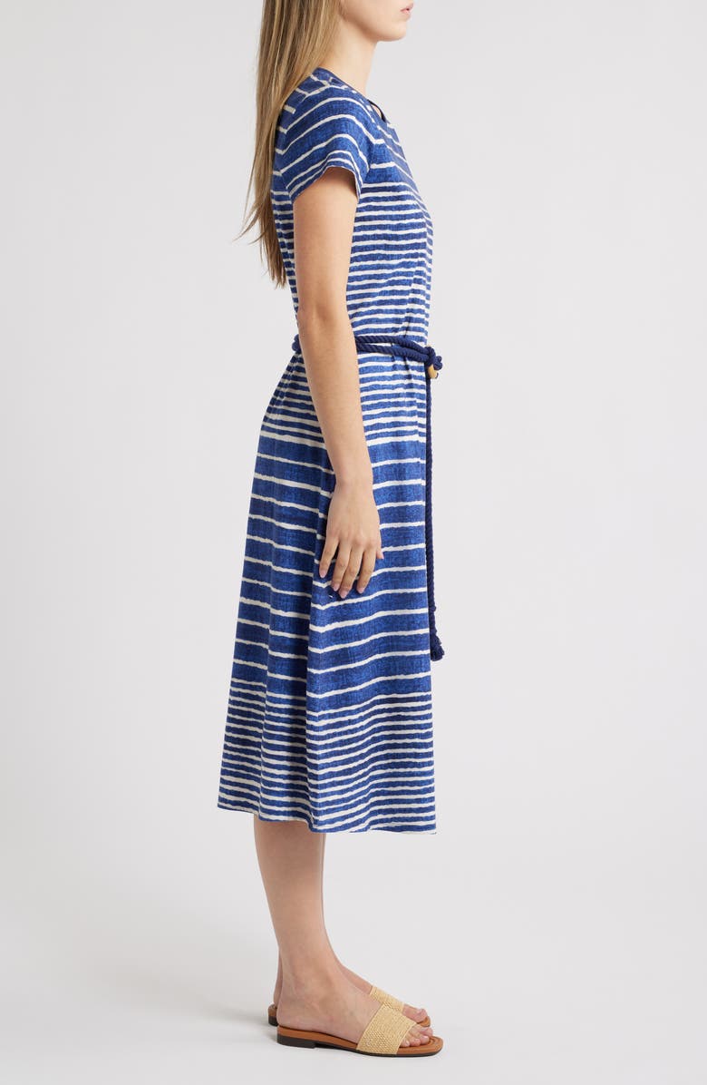 Tommy Bahama Coastal Chalet Belted Midi Dress, Alternate, color, 