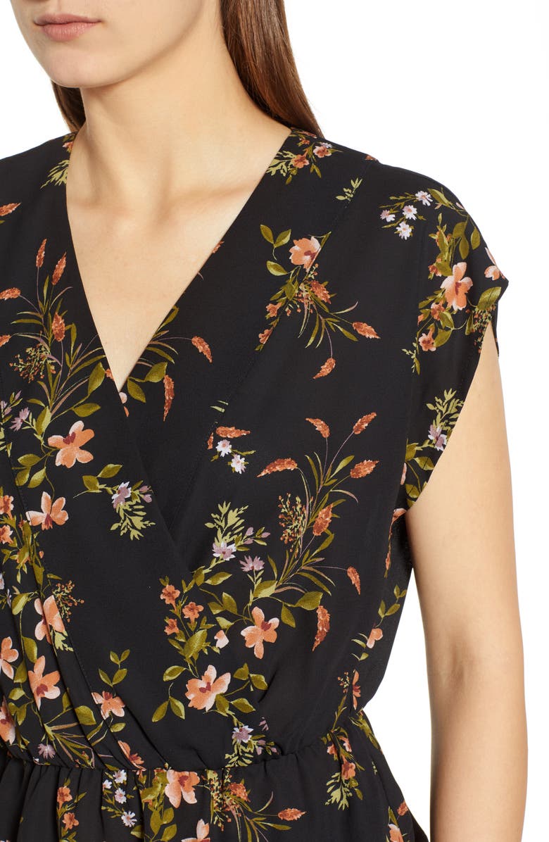 Leith Wrap Style Blouse, Alternate, color,