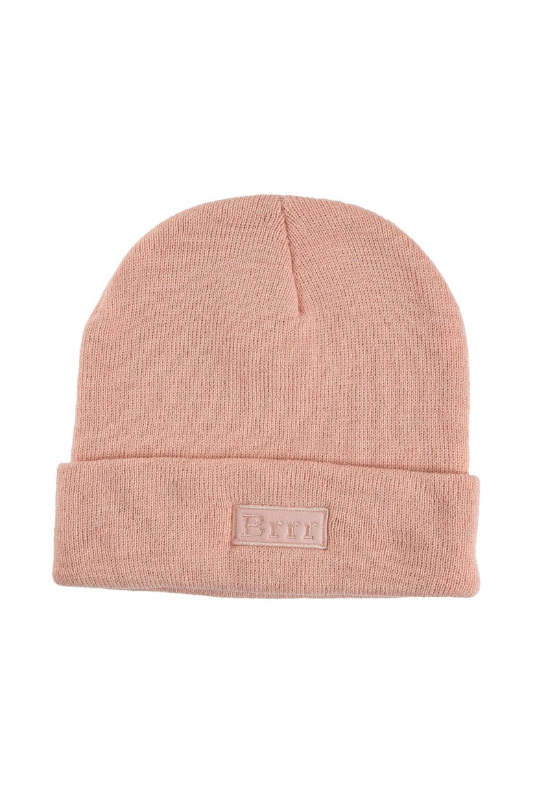 Brrr Beanie Acrylic Pink, Main, color, pink