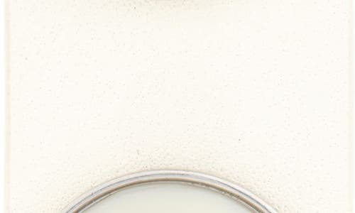 Rag & Bone Cabochon Studded Leather Belt In Antique White