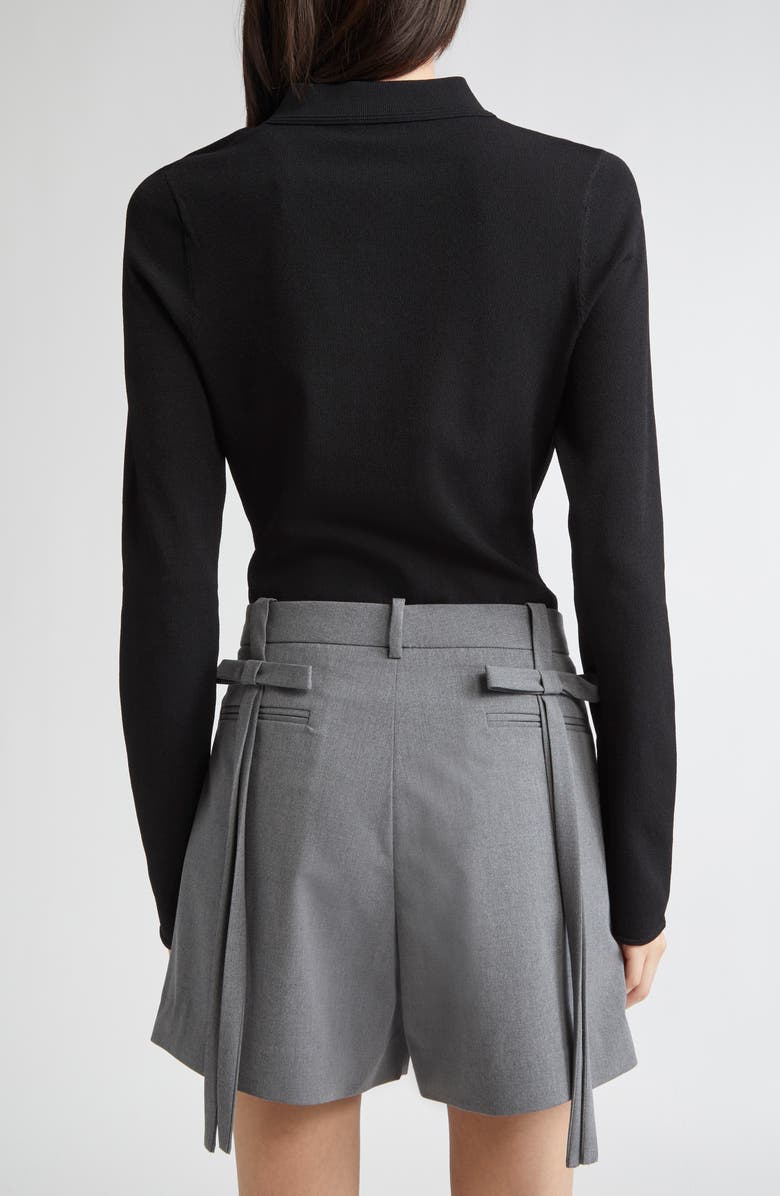 Sandy Liang Fiction Cardigan, Alternate, color, Black