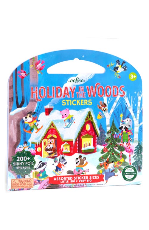 eeBoo Holiday in the Woods Sticker Activity Book in Multi  product