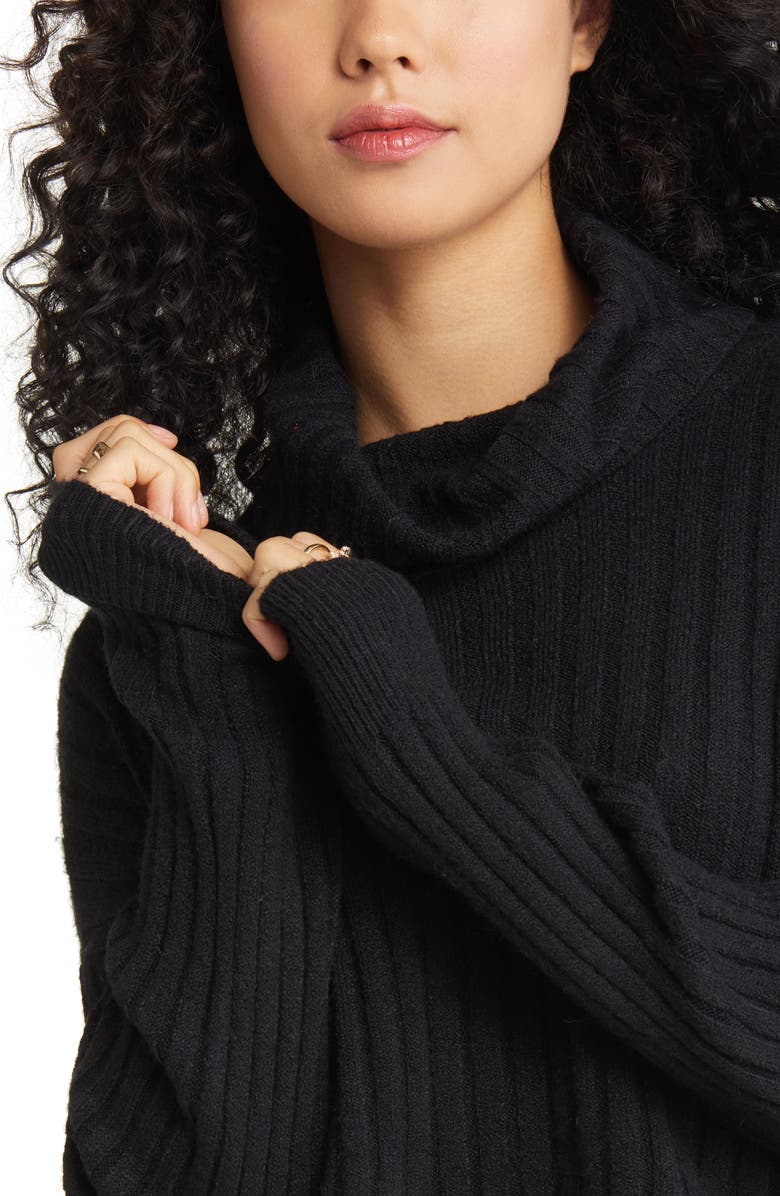 BP. Cowl Neck Crop Sweater, Alternate, color, 