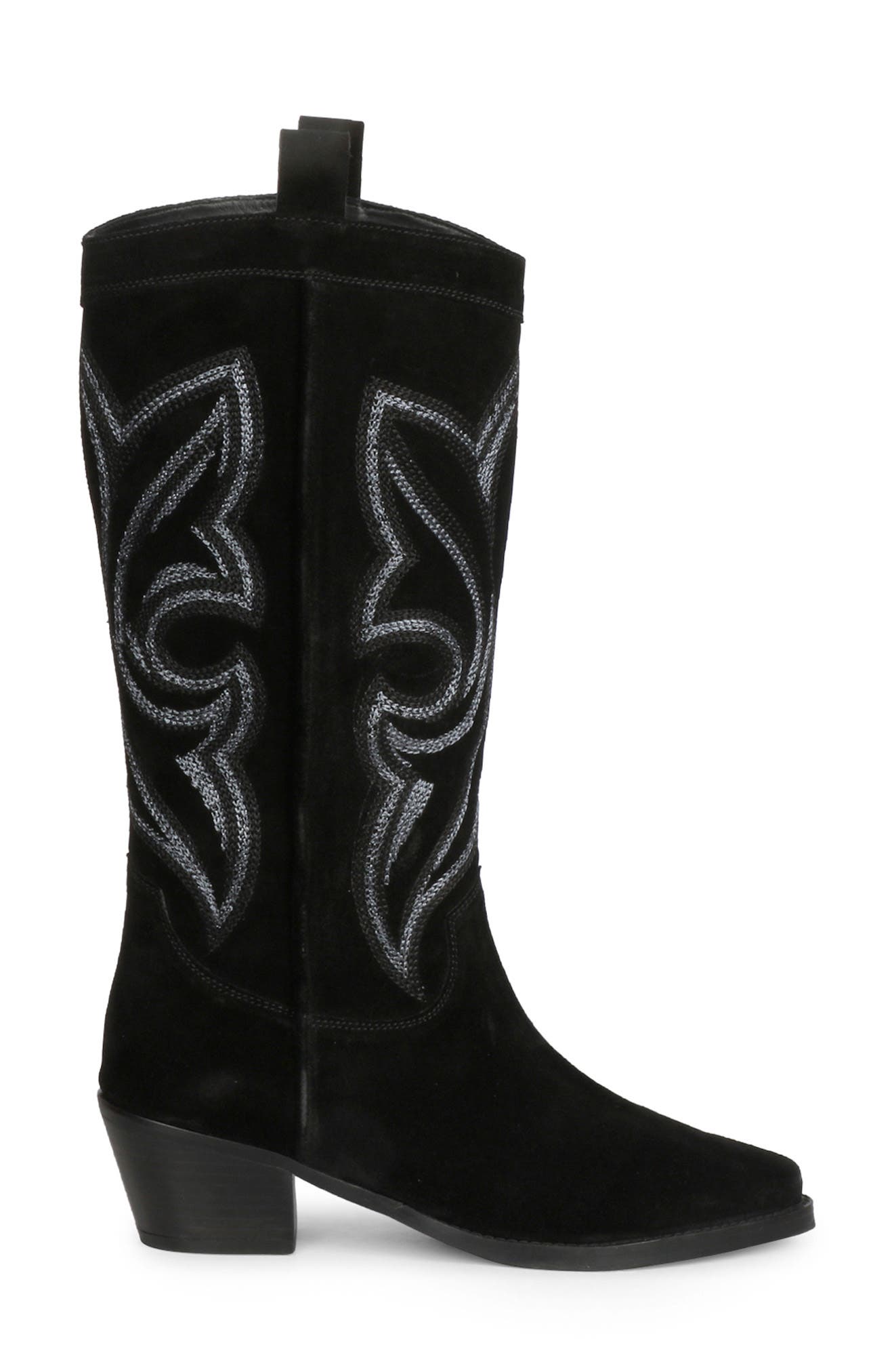 SAINT G Martina Pointed Toe Western Boot, Alternate, color, 