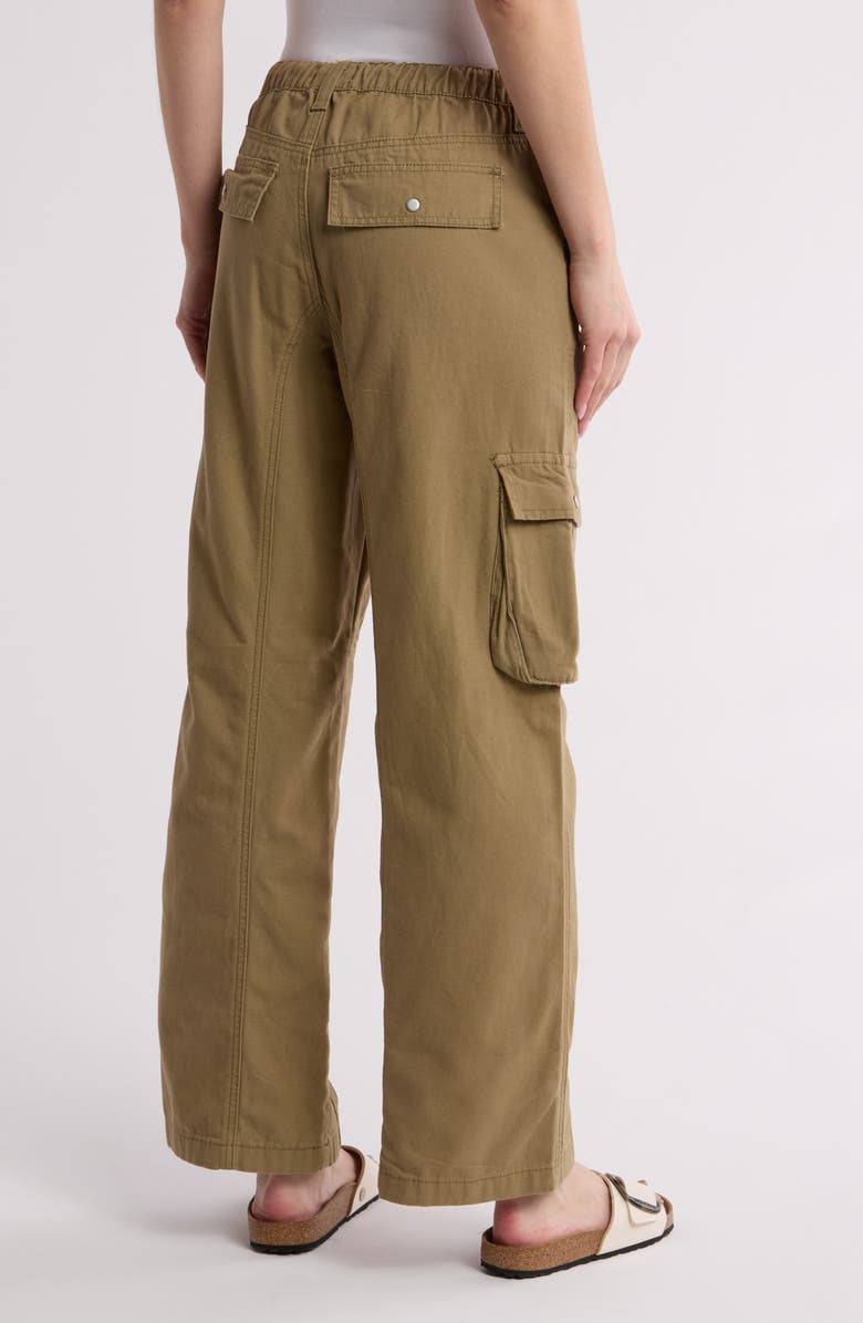 PacSun Drawstring Waist Cargo Pants, Alternate, color, 