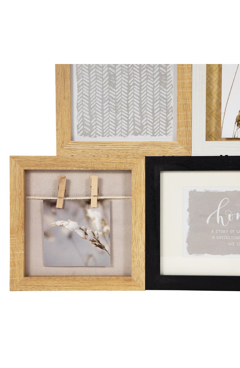 Northlight Wooden "Love" Wall Collage Photo Frame - 20.75" - Beige and Black, Alternate, color, Beige