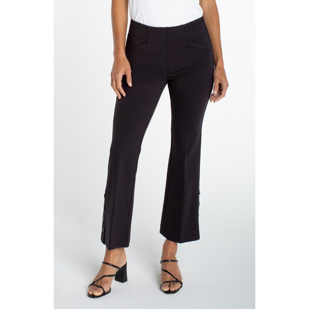 Liverpool Los Angeles Stella Pull-on Kick Flare Ponte Pants In Blue