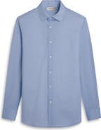 Bugatchi Jules OoohCotton® Honeycomb Print Button-Down Shirt