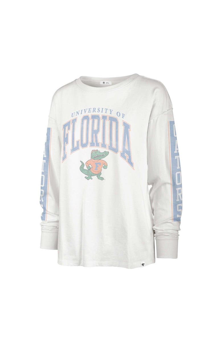 '47 Women's '47 Cream Florida Gators Statement SOA 3-Hit Long Sleeve T-Shirt, Alternate, color, 