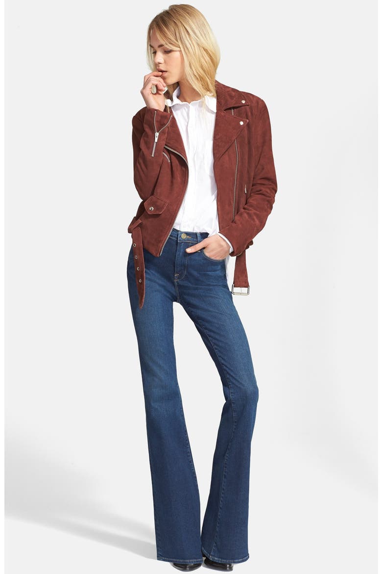 Denim 'Le High Flare' Flare Leg Jeans, Alternate, color, DUNFIELD