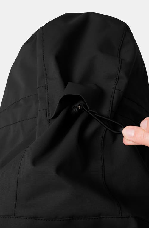 Roxy Billie Water Resistant Hooded Insulated Jacket In Black