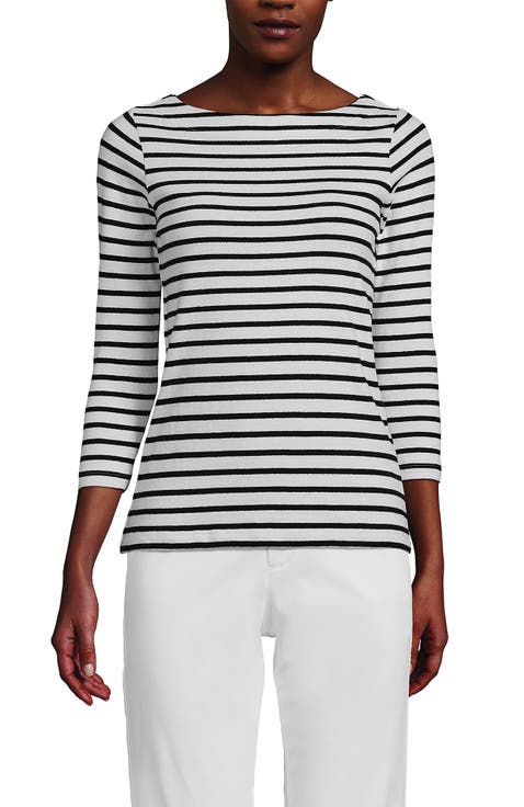 Mariner Jersey Boatneck Top