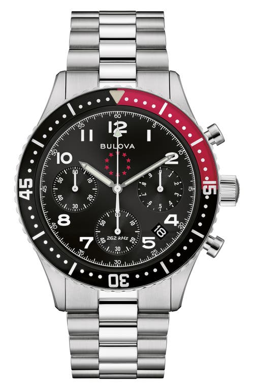 BULOVA Archive Series Marine Star Heritage Bracelet Watch, 42.85mm in Black/Silver-Tone  product