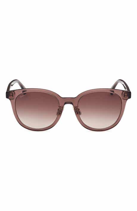 Max Mara 54mm Round Sunglasses