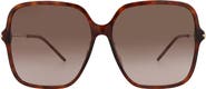 Gucci 60mm Oversize Sunglasses