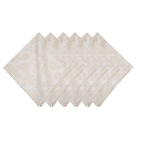 Warm Harvest Leaves Napkins Set of 6