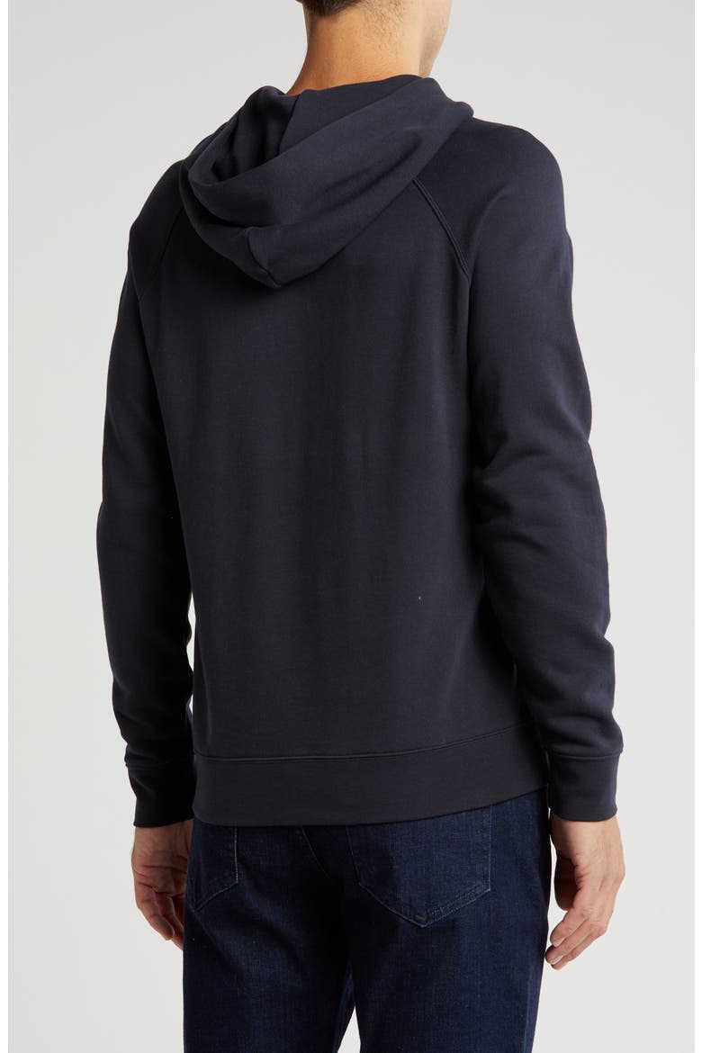 Cotton French Terry Hoodie, Alternate, color, COASTAL
