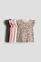 selected Light Beige/Leopard Print