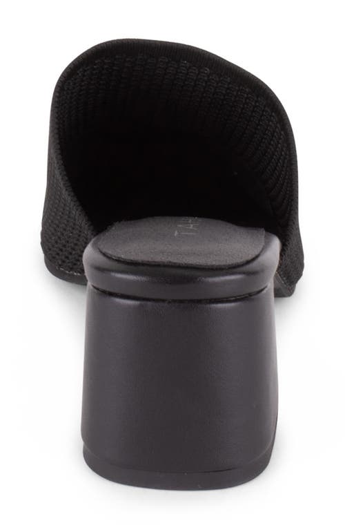 Tahari Santorini Knit Mule In Black