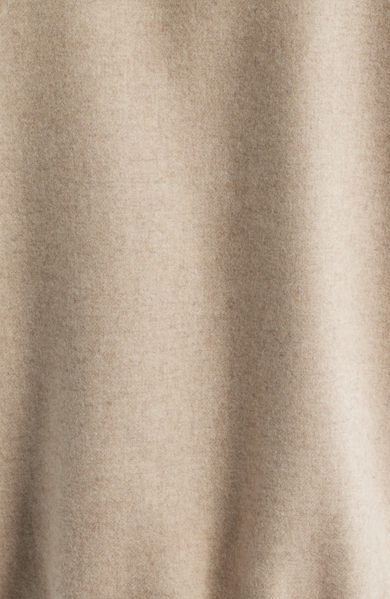 BOSS Cayro Virgin Wool & Cashmere Hooded Jacket, Alternate, color, Open Beige