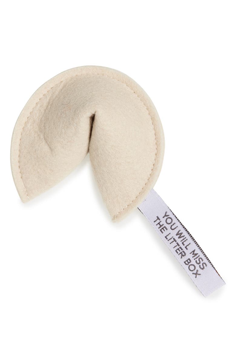 MODERNBEAST Kitty Fortune Cookie Catnip Toy, Main, color, You Will Miss The Litter Box