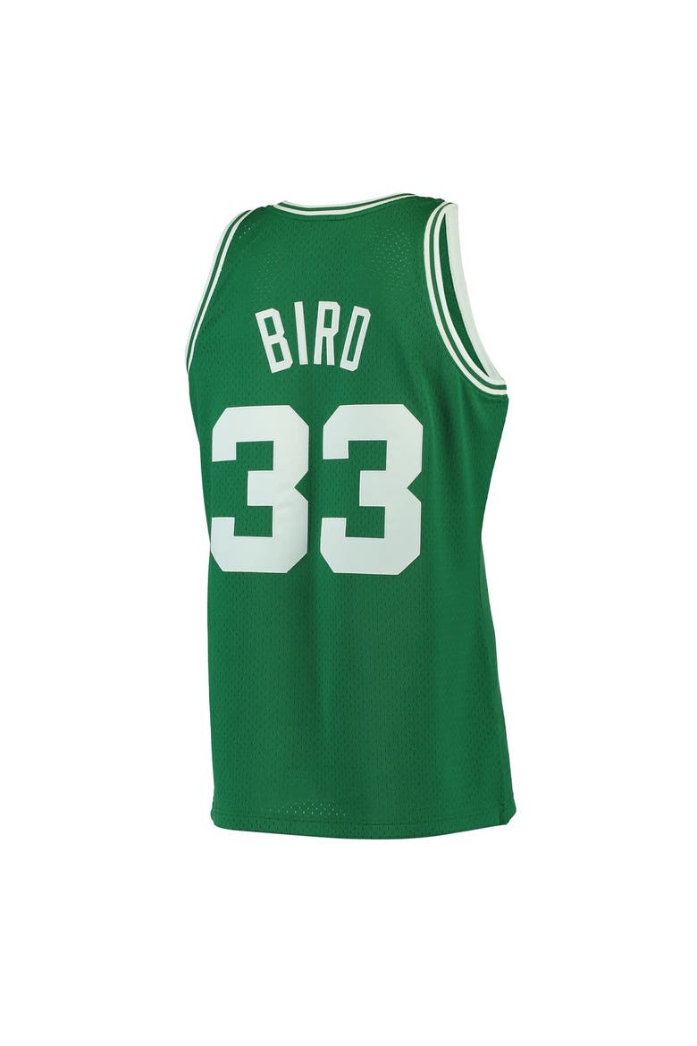 Men's Mitchell & Ness Larry Bird Kelly Green Boston Celtics Hardwood Classics Swingman Jersey, Alternate, color, Kelly Green