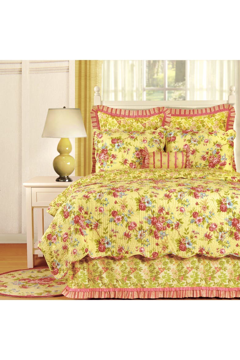 20" x 26" Rosemary Cotton Standard Sham - Machine Washable, Alternate, color, Yellow