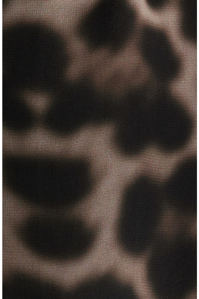 Davi Print Tie Neck Top, Alternate, color, SABLE MULTI