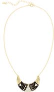 OLIVIA WELLES Azara Crescent Pendant Necklace