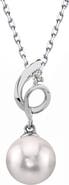The Pearl Source Akoya Pearl & Diamond Symphony Pendant