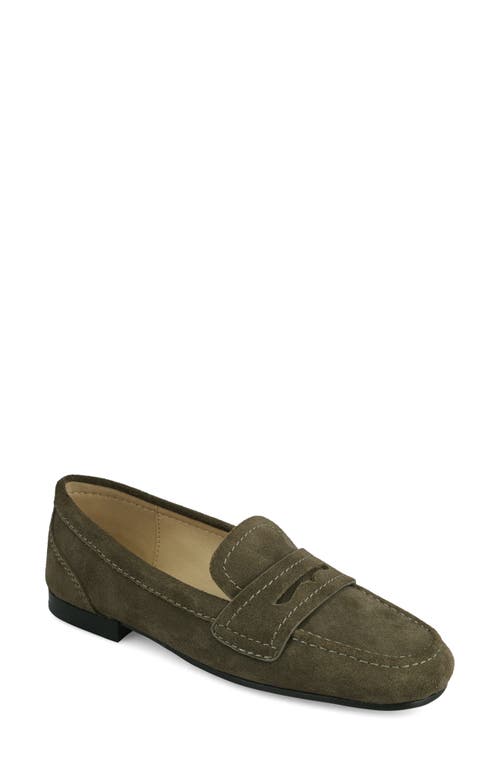 Mia Bahar Penny Loafer In Green
