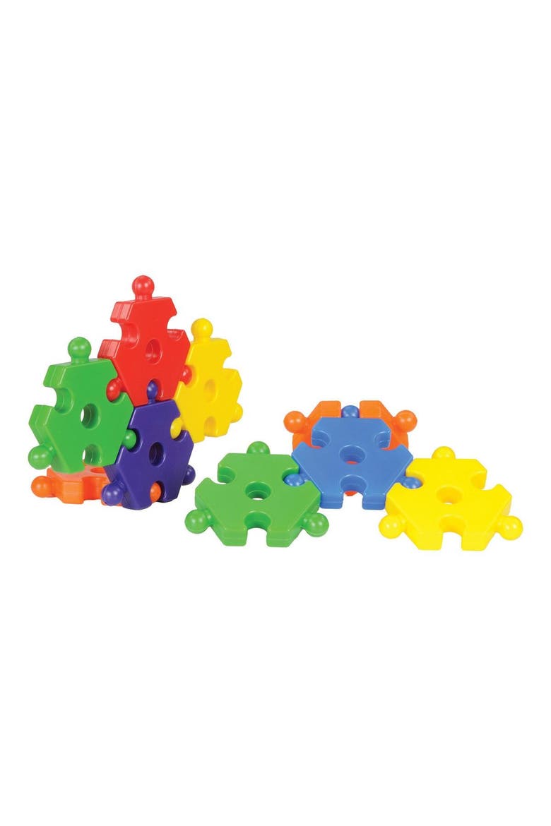 Jumbo Hexagon Manipulative Set - 48 Pieces, Alternate, color, Multicolored
