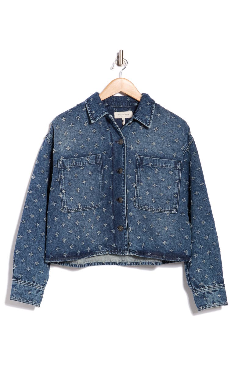 rag & bone Jaiden Denim Shirt Jacket, Alternate, color, Vintage Twe