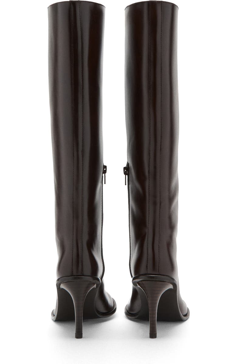 MANGO Knee High Boot, Alternate, color, Chocolate