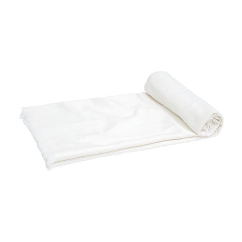 Beacon White Accent Throw Blanket
