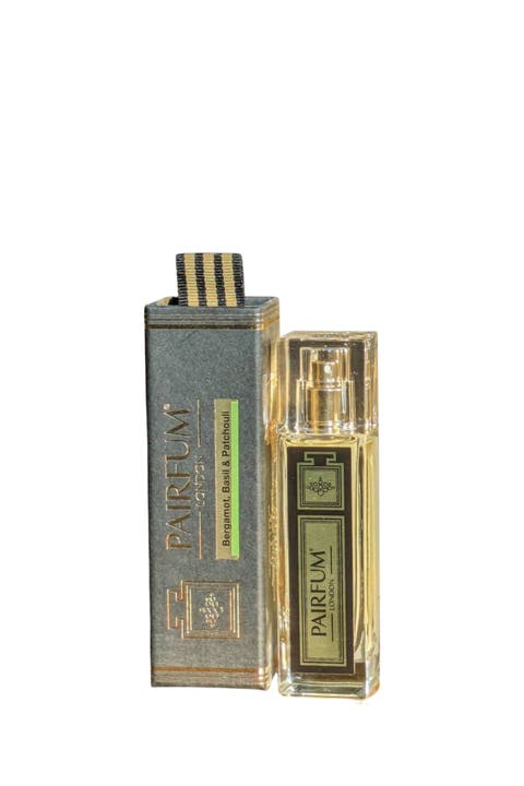 Bergamot, Basil & Patchouli by Pairfum London | Eau de Parfum Intense | Long-lasting Luxurious Fragrance | Natural & Clean Niche Perfume