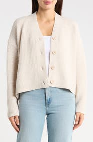 MAX STUDIO Waffle Cardigan