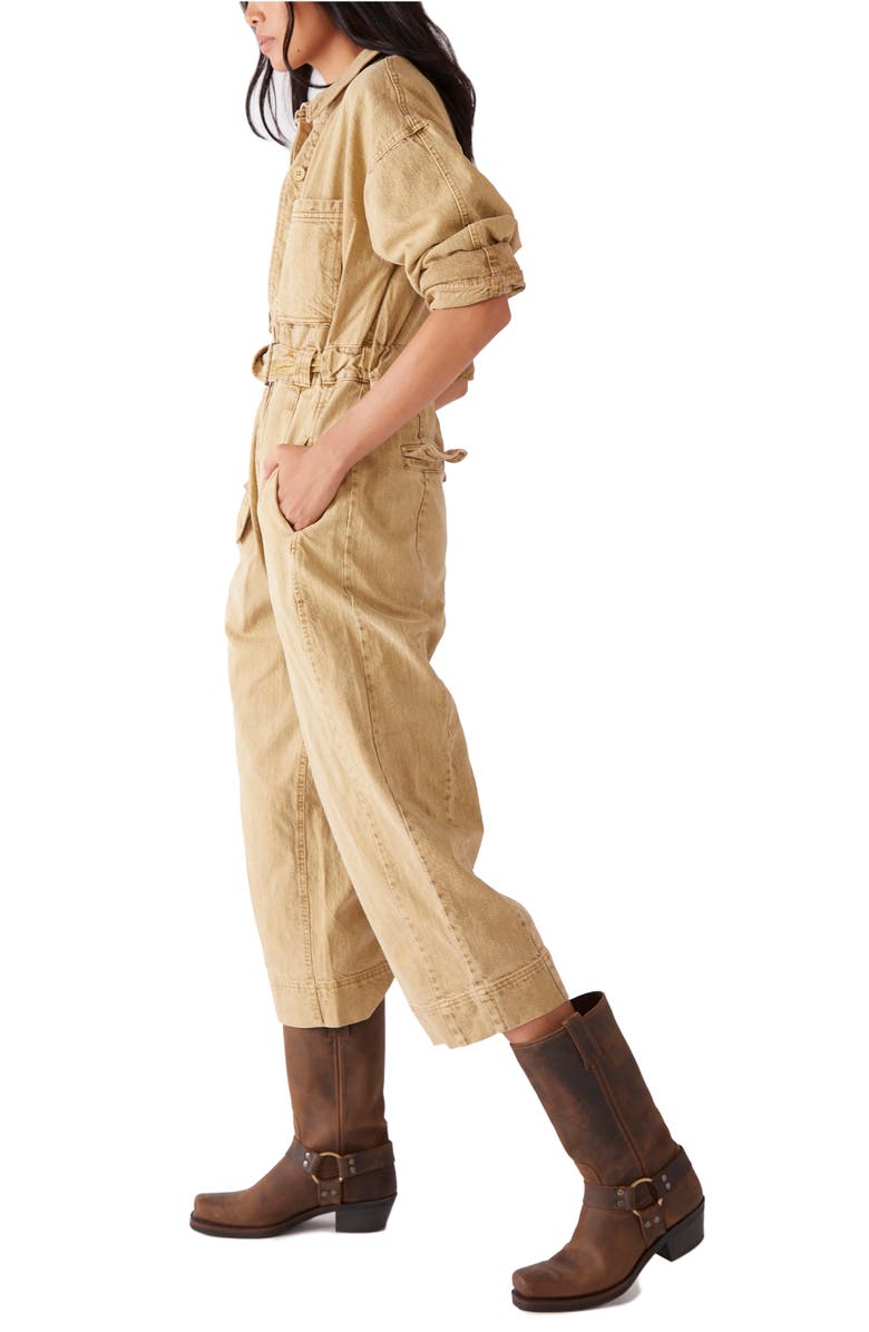Free People Wayward Super Slouch Jumpsuit, Alternate, color,