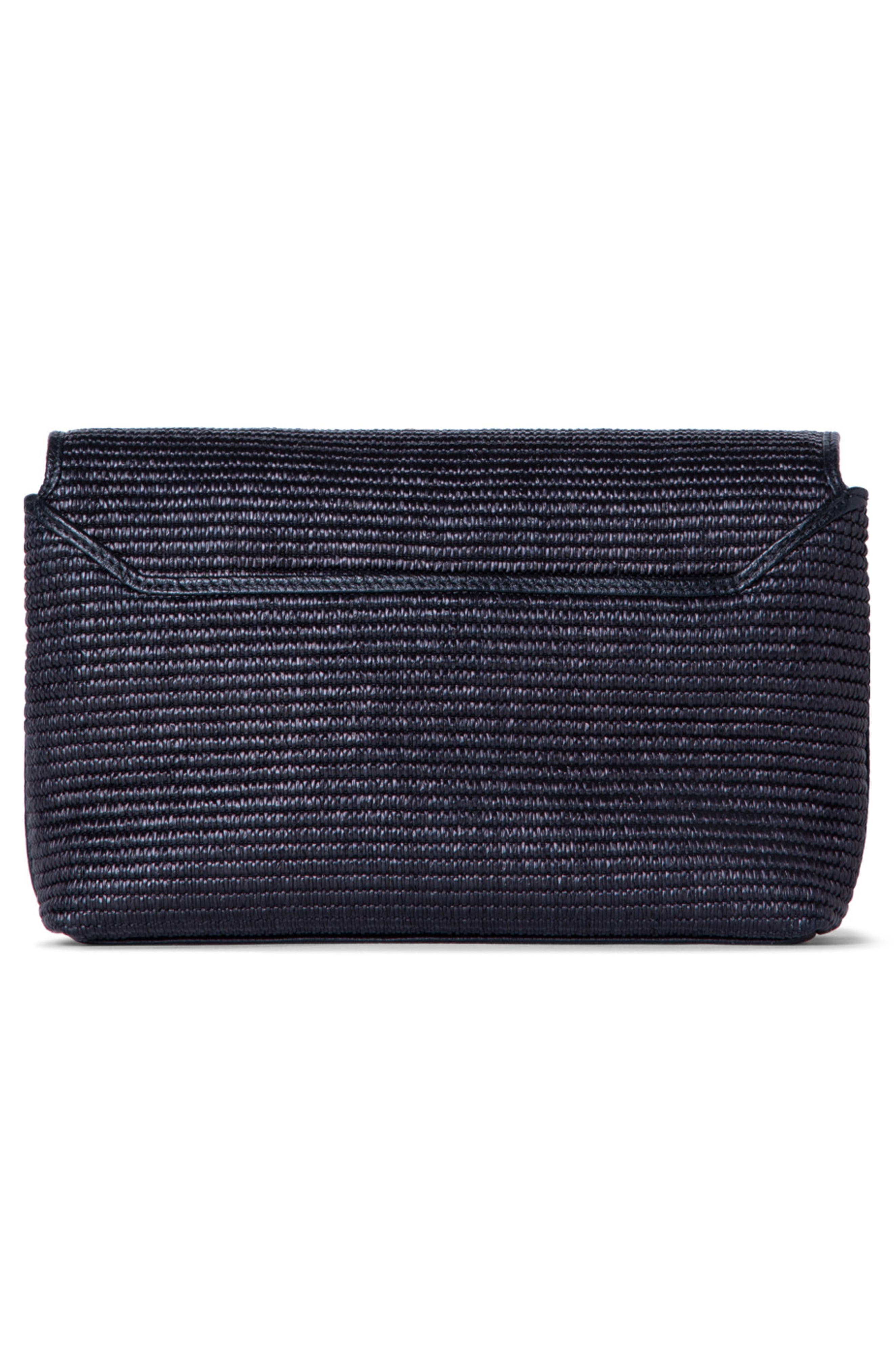 Akris Small Anouk Woven Raffia Crossbody Bag, Alternate, color, 