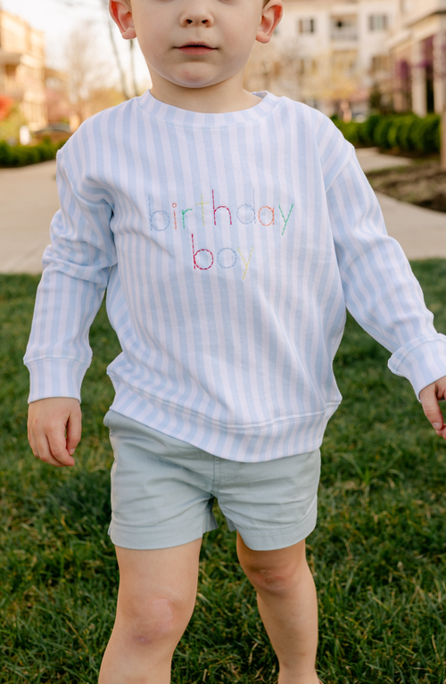 Little Paper Kids Lane Lightweight Pullover In Blue