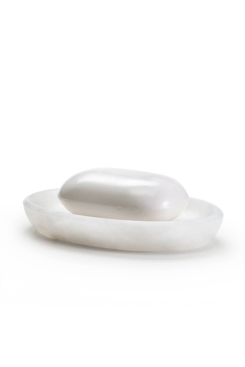 Alisa White Soap Dish, Main, color, WHITE
