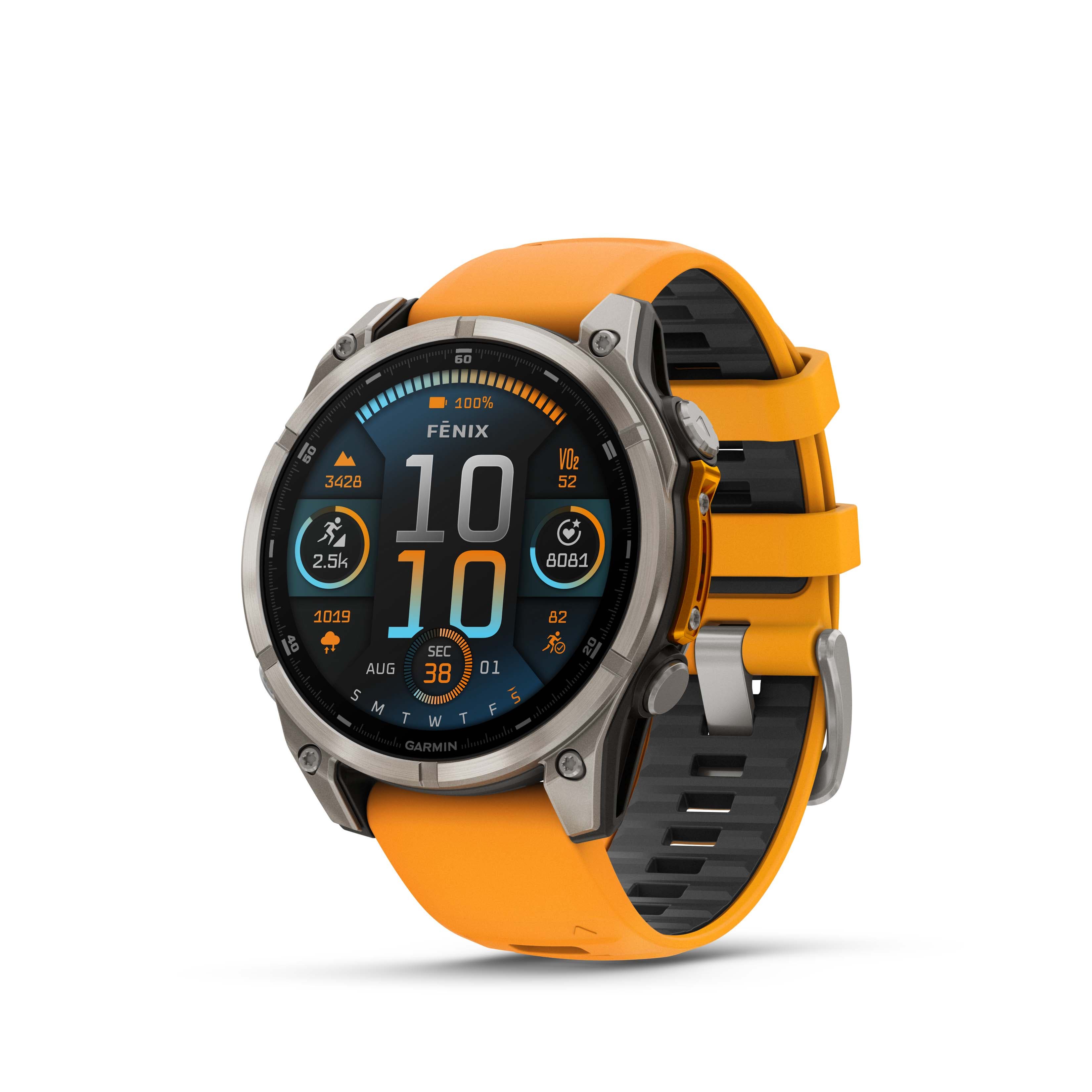 selected Spark orange/graphite band