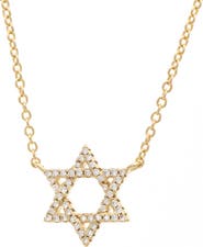 RIVKA FRIEDMAN Pavé CZ Star of David Pendant Necklace