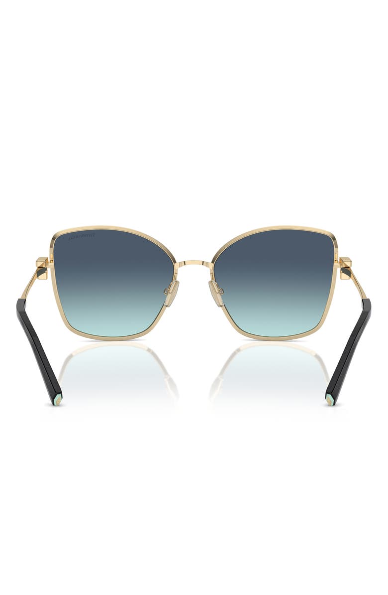 Tiffany & Co. 58mm Gradient Butterfly Sunglasses, Alternate, color, Blue Gradient