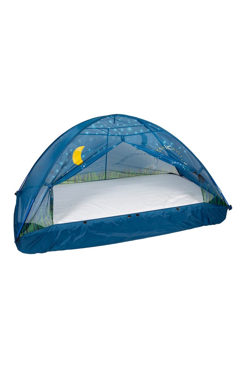 Twin-Size Glow in the Dark Bed Tent, Alternate, color, BLUE