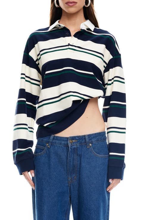 Preppy Stripe Rugby Shirt