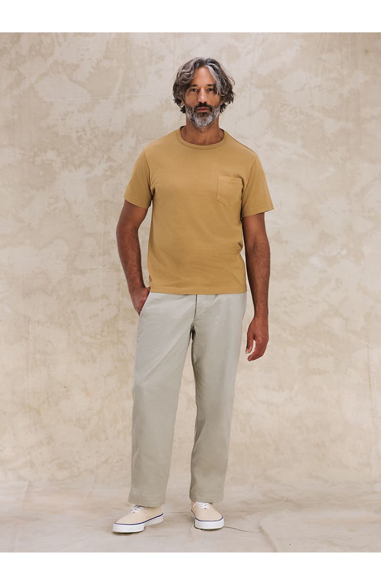 Fortela Officer Cotton Bedford Chino Trousers, Alternate, color, Ice